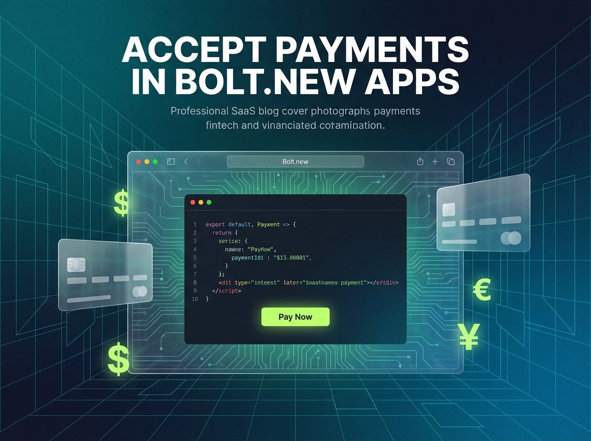 How to Accept Payments in a Bolt.new App