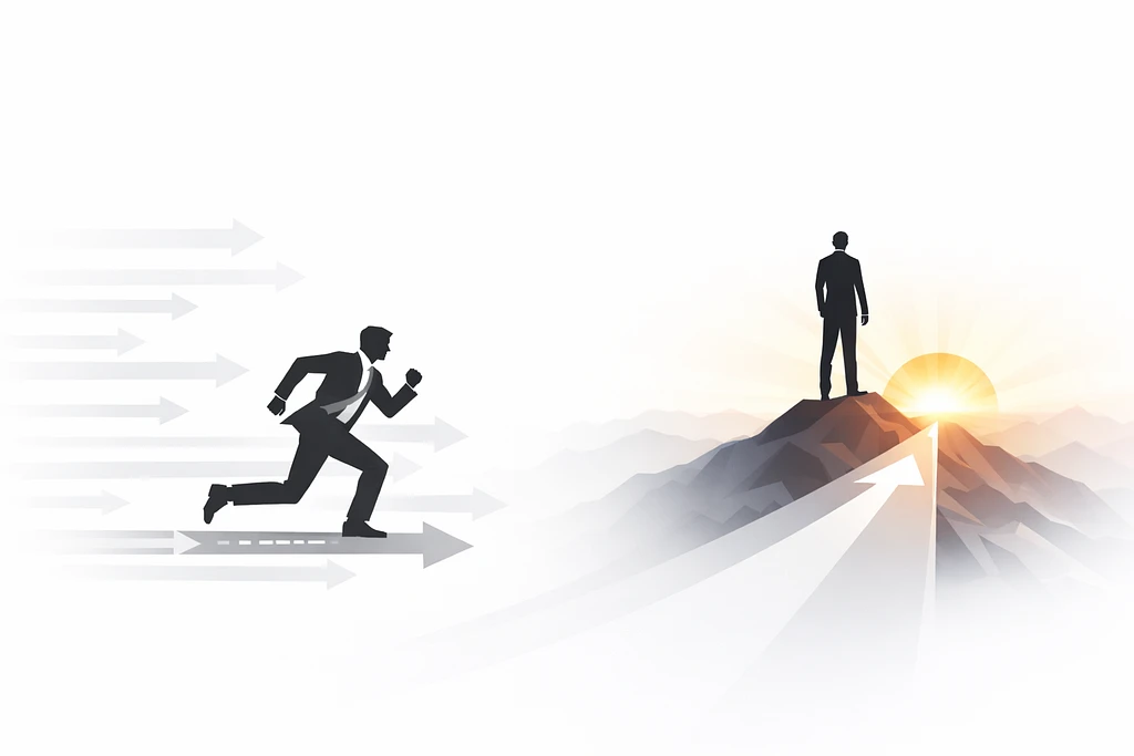 Motion feels productive. Clarity creates momentum.