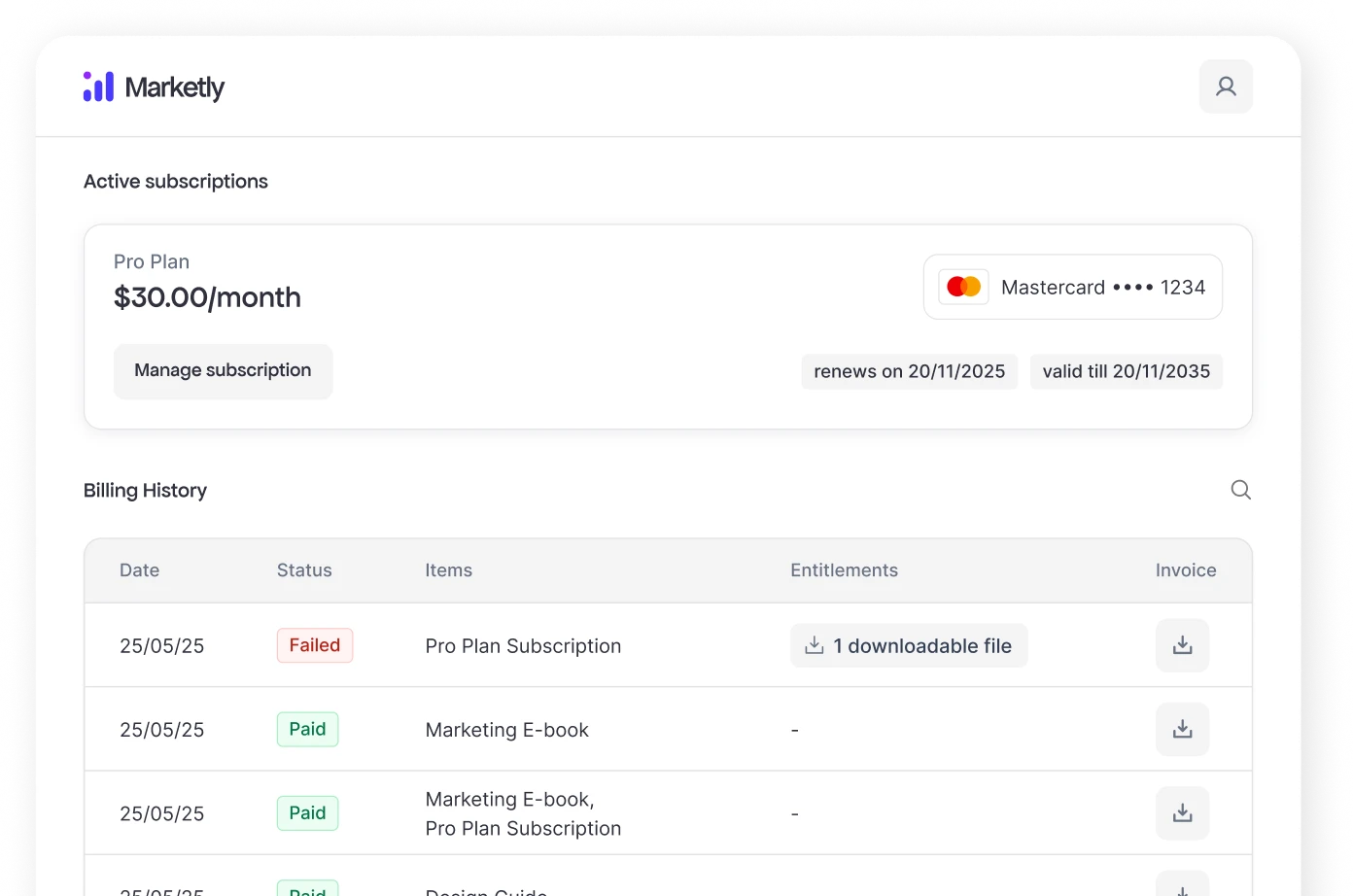 Customer Portal Access