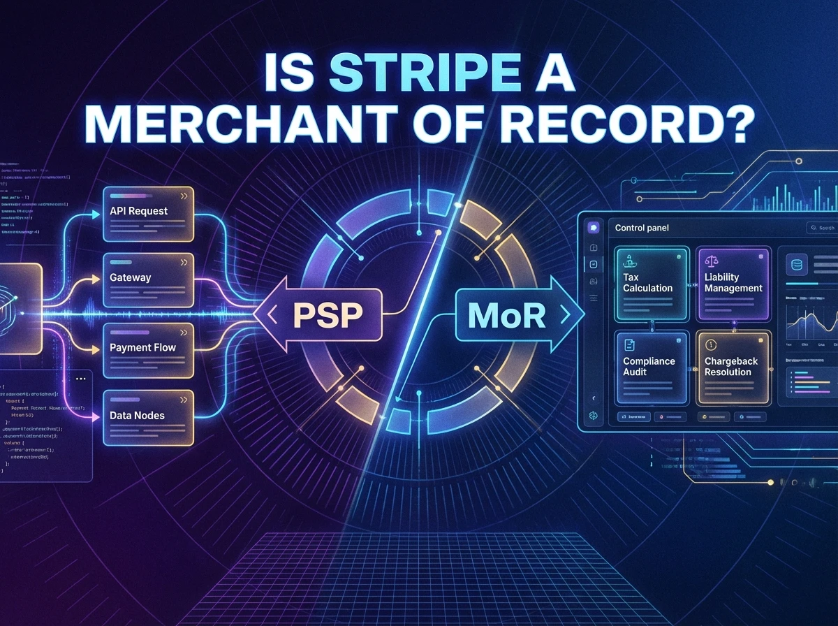 Is Stripe a Merchant of Record? No - Here Is the Difference That Actually Matters