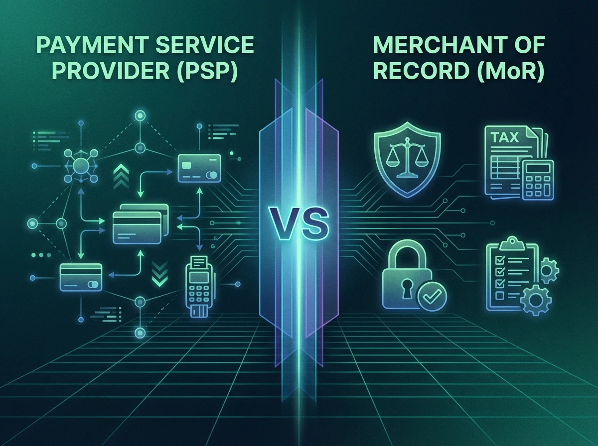 Merchant of Record vs Payment Service Provider: Which Model Fits Your Business?