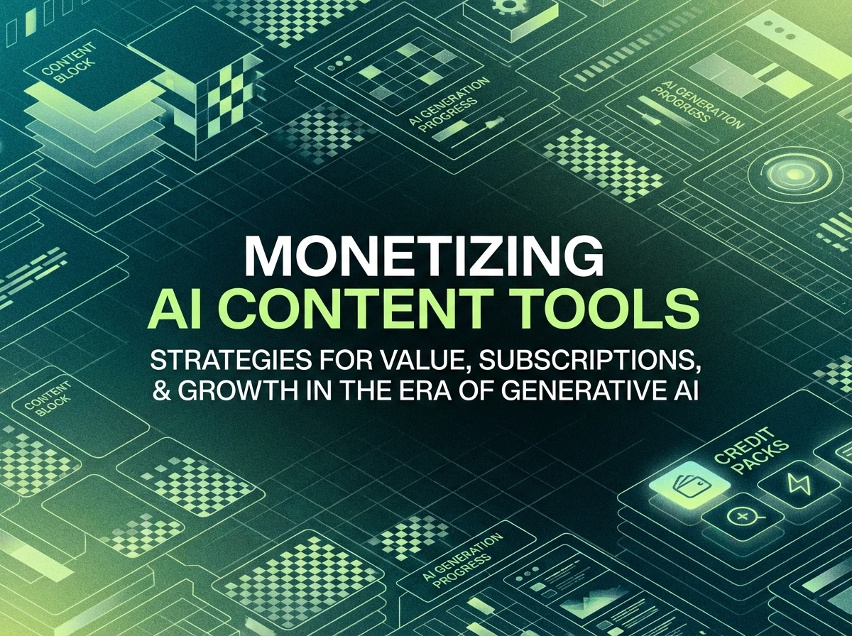 How to Monetize AI-Generated Content Tools