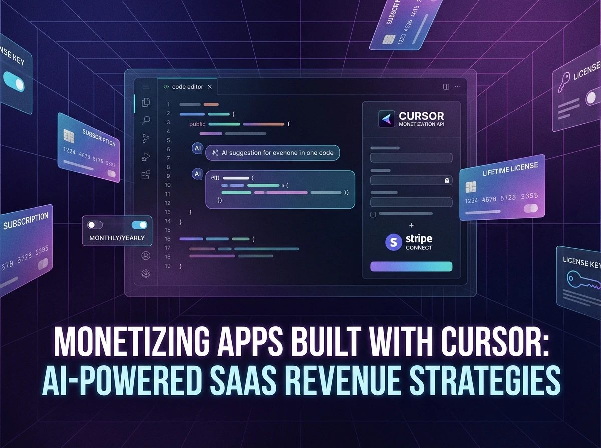 How to Monetize Apps Built with Cursor