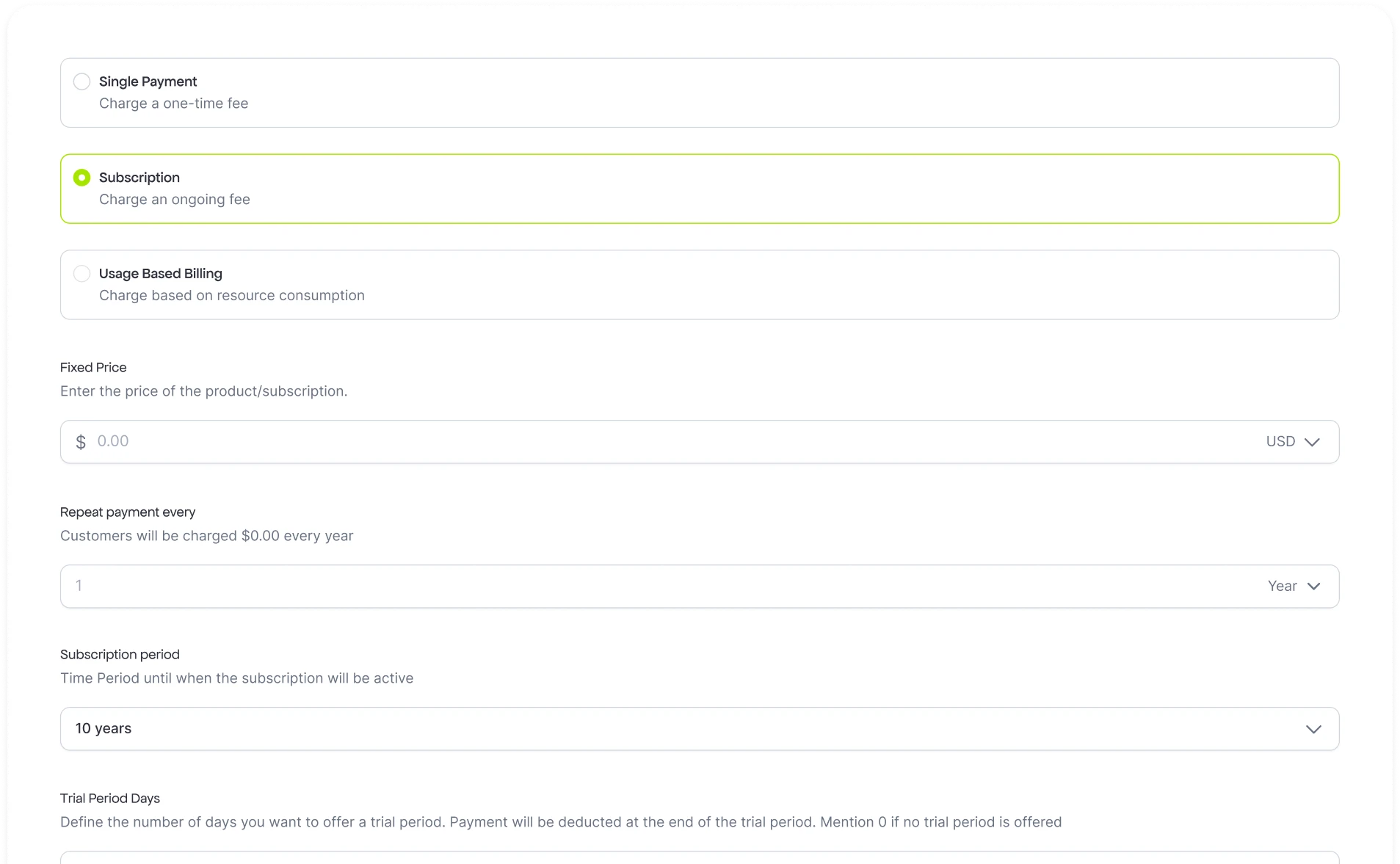 One-Time & Recurring Payments