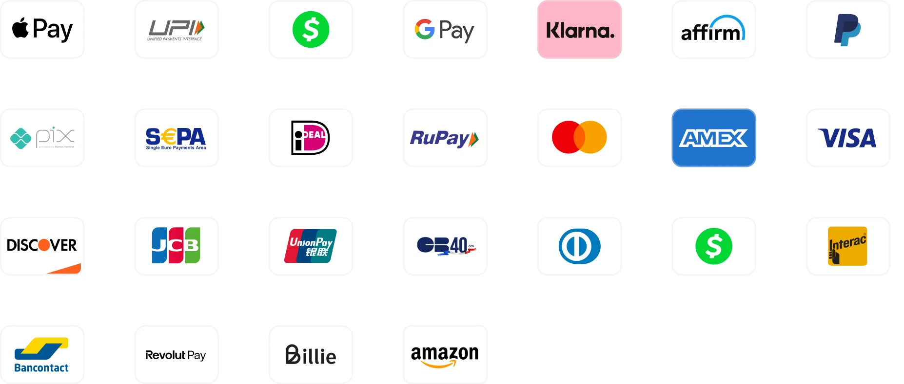 Allow your customers to pay how they want