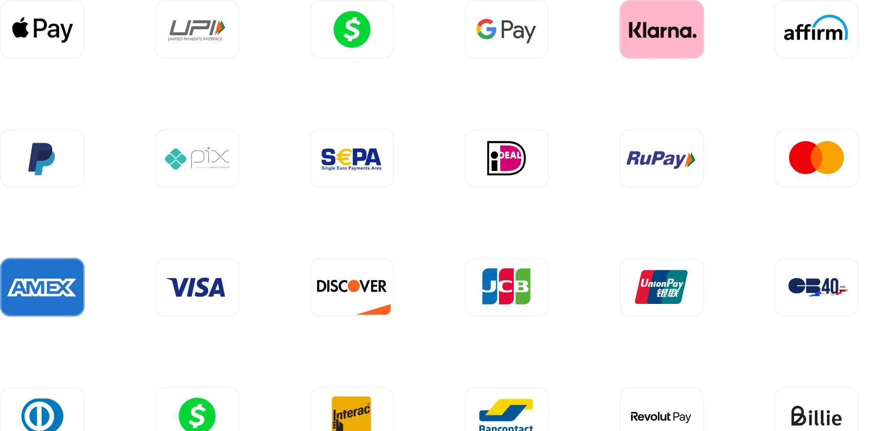 Region-Specific Payment Methods