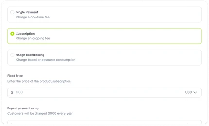 Flexible Billing Models
