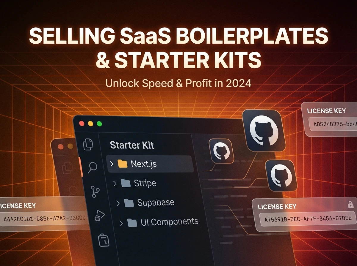 How to Sell a SaaS Boilerplate or Starter Kit