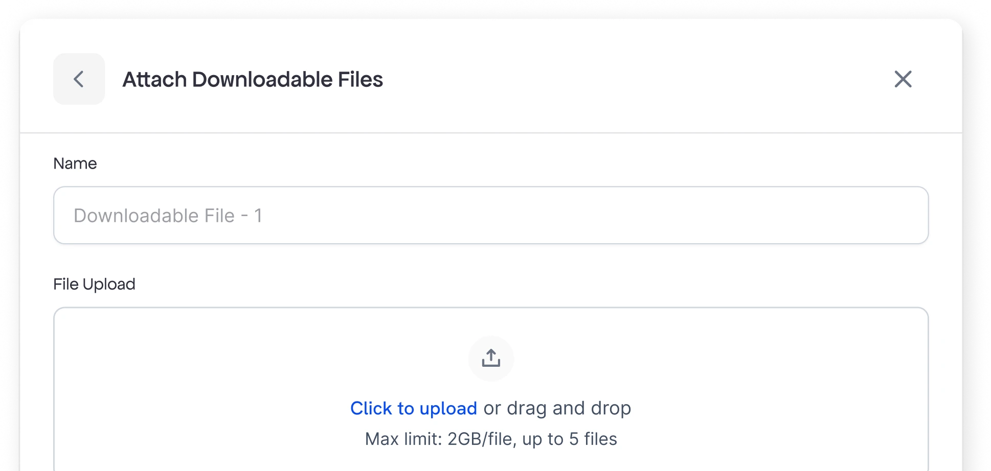 Upload or Link Your Files