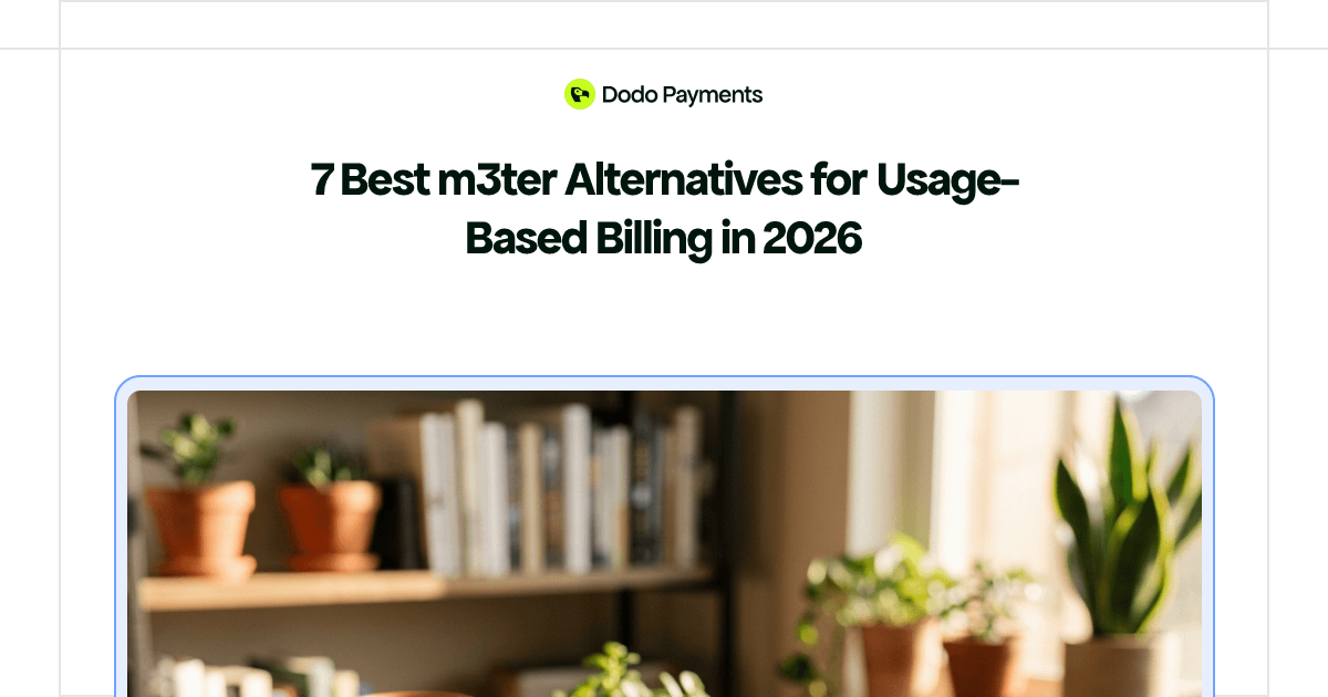 7 Best m3ter Alternatives for Usage-Based Billing in 2026