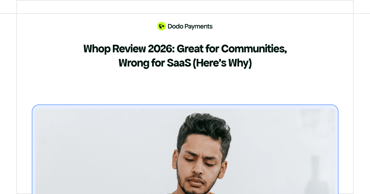 Whop Review 2026: Great for Communities, Wrong for SaaS (Here's Why ...