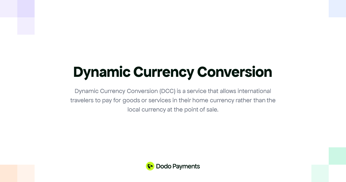 Dynamic Currency Conversion | Dodo Payments